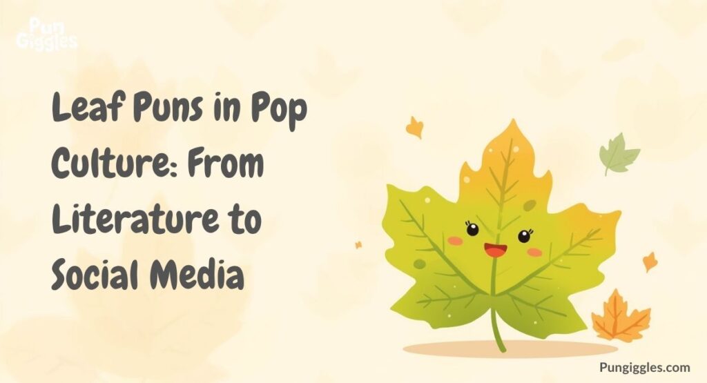 Leaf Puns in Pop Culture: From Literature to Social Media