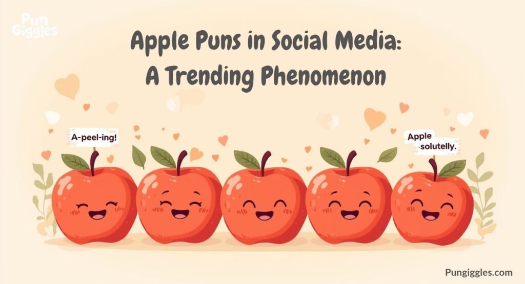 Apple Puns in Social Media: A Trending Phenomenon