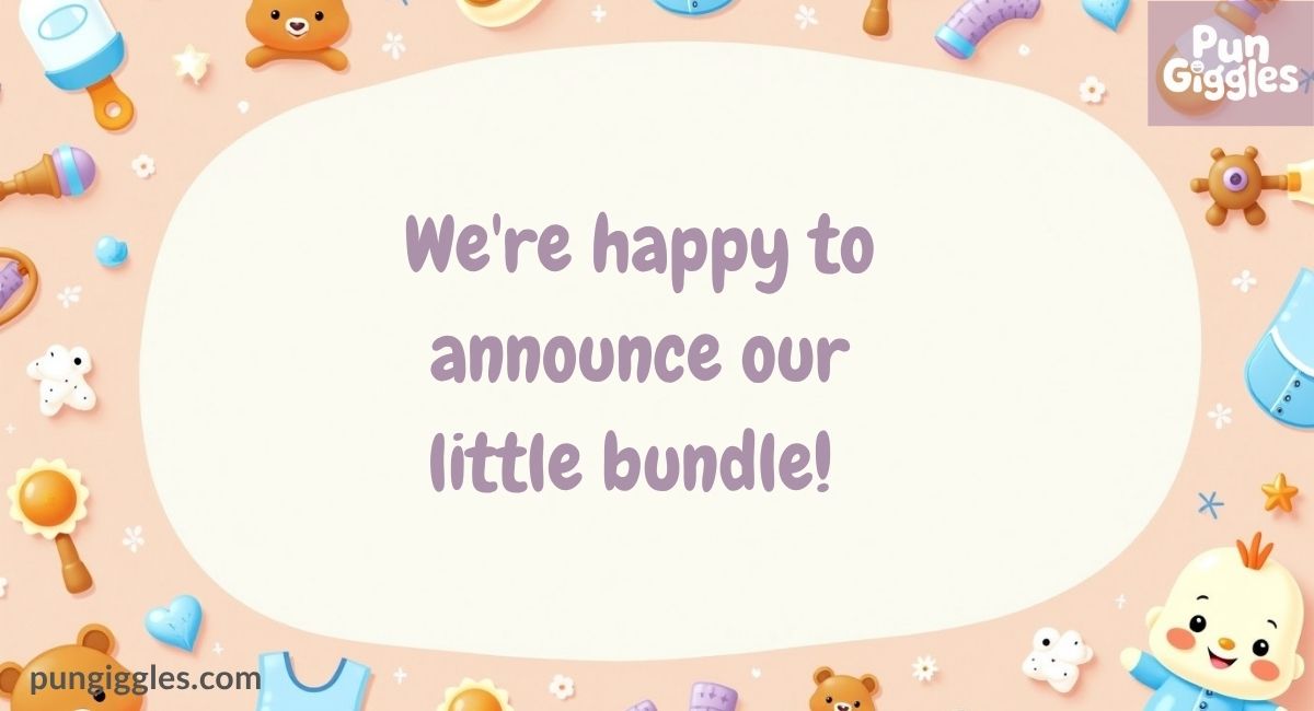 Baby Name and Birth Announcement Puns