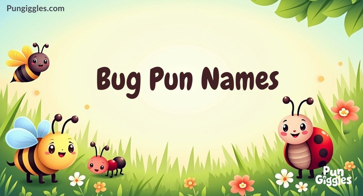 Bug Pun Names