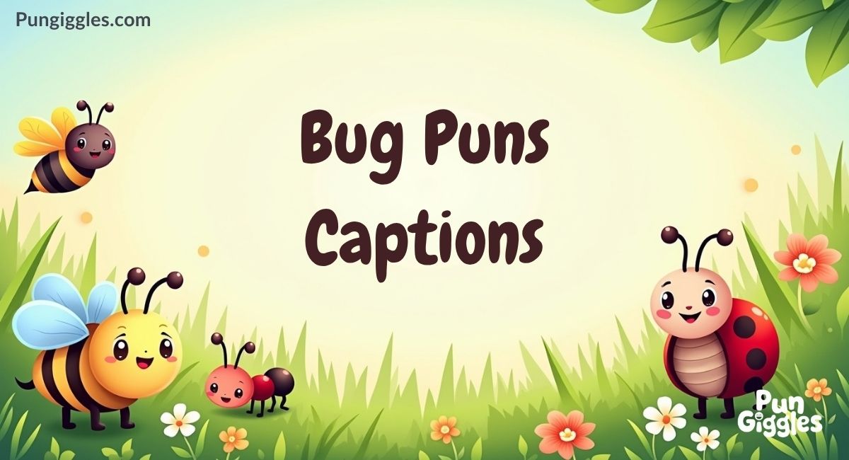 Bug Puns Captions