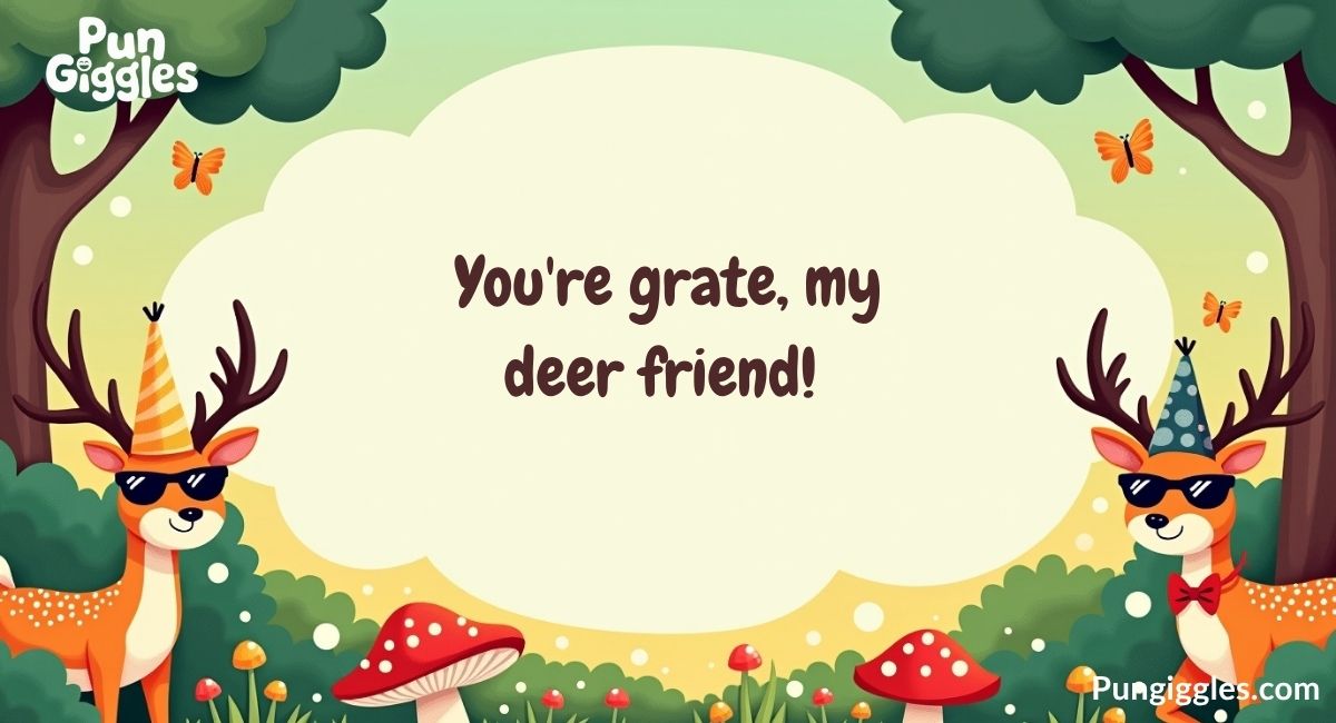 Cheesy Deer Puns
