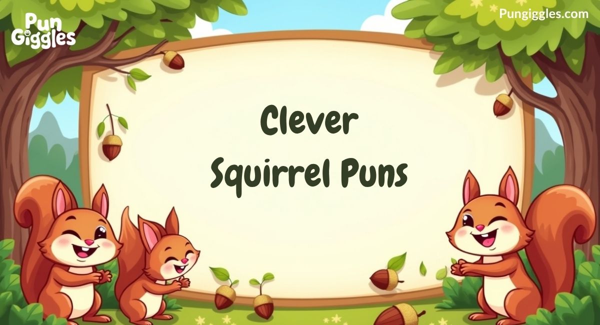 Clever Squirrel Puns