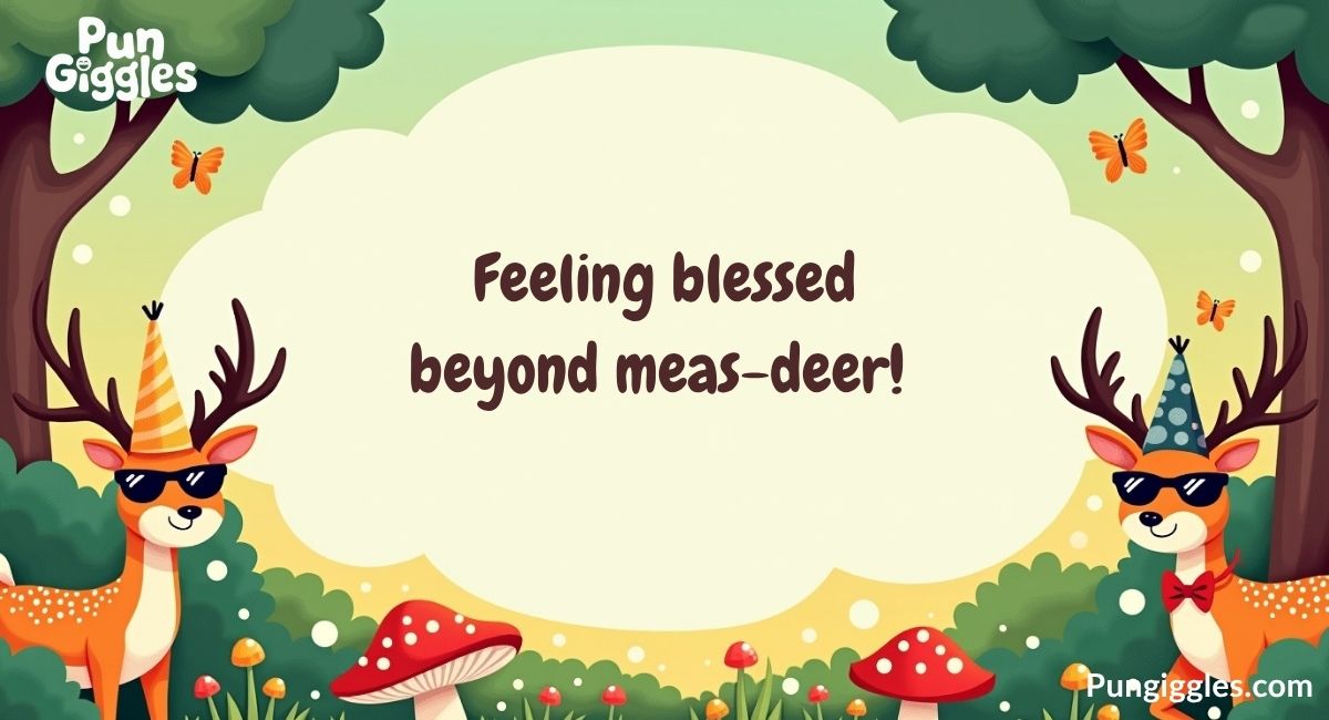 Deer Puns for Facebook Posts