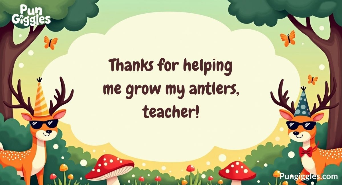 Deer Puns for Teachers