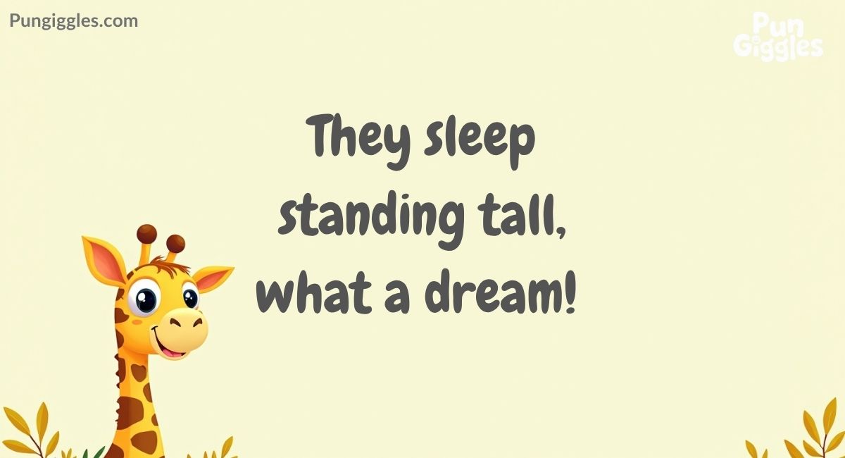 Fun Facts About Giraffes puns