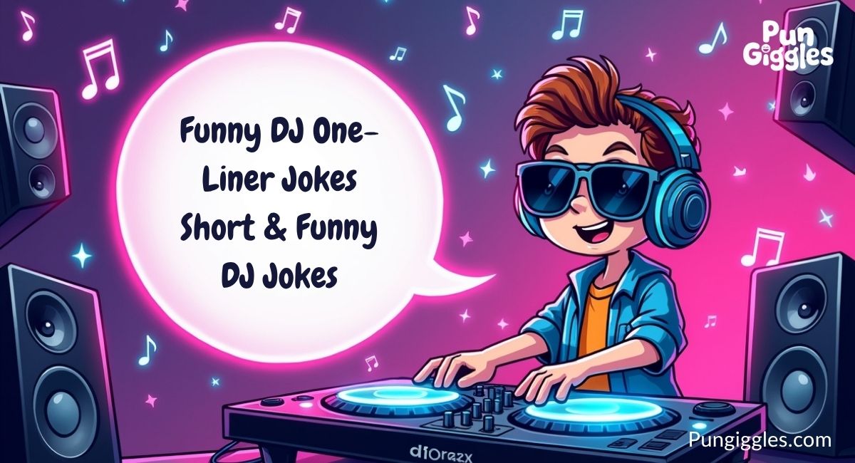 Funny DJ One-Liner Jokes Short & Funny DJ Jokes