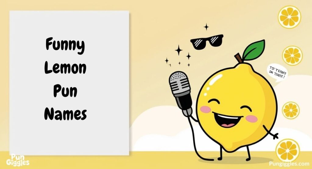 Funny Lemon Pun Names