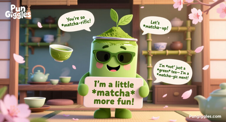 Funny Matcha Puns and Jokes One Liner