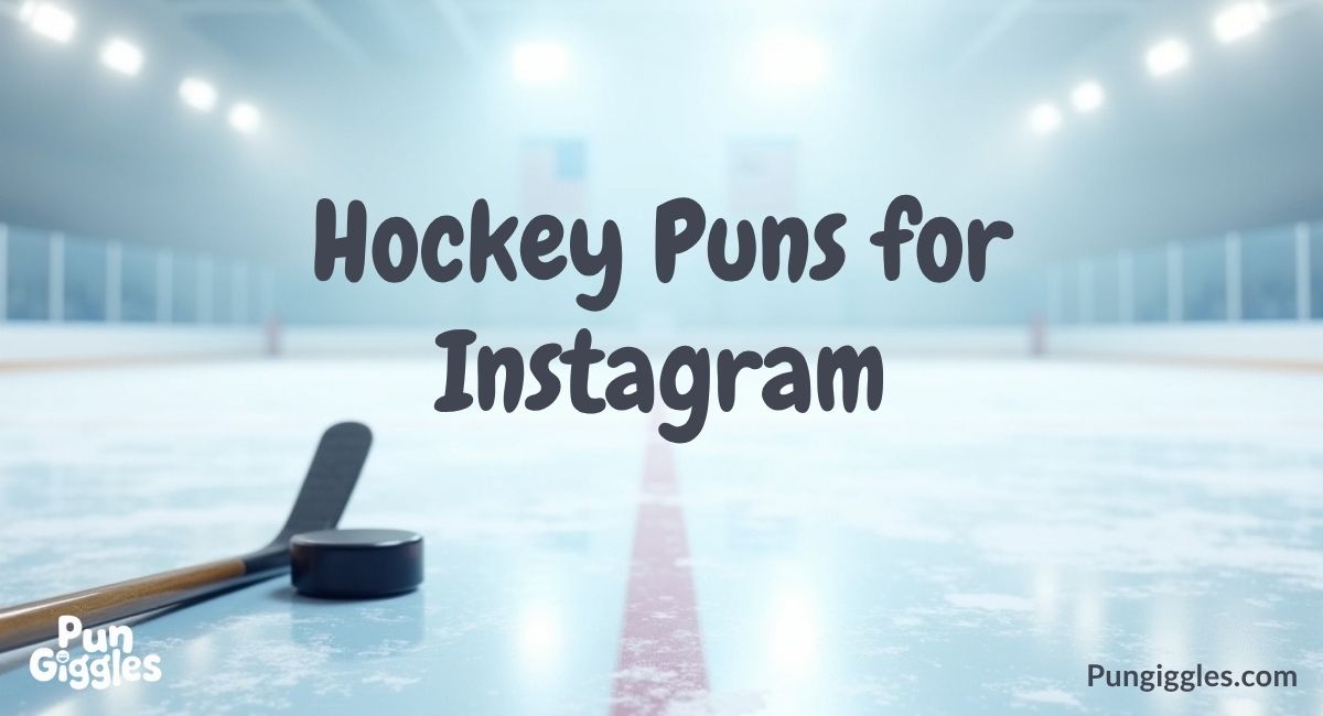 Hockey Puns for Instagram
