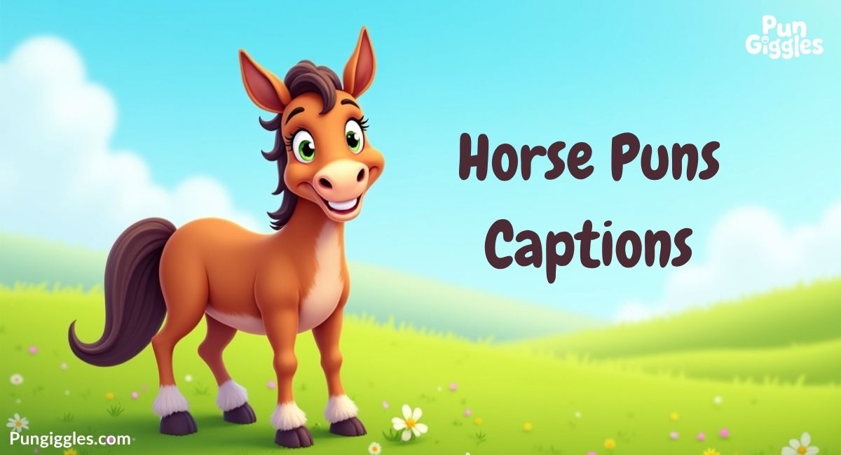 Horse Puns Captions