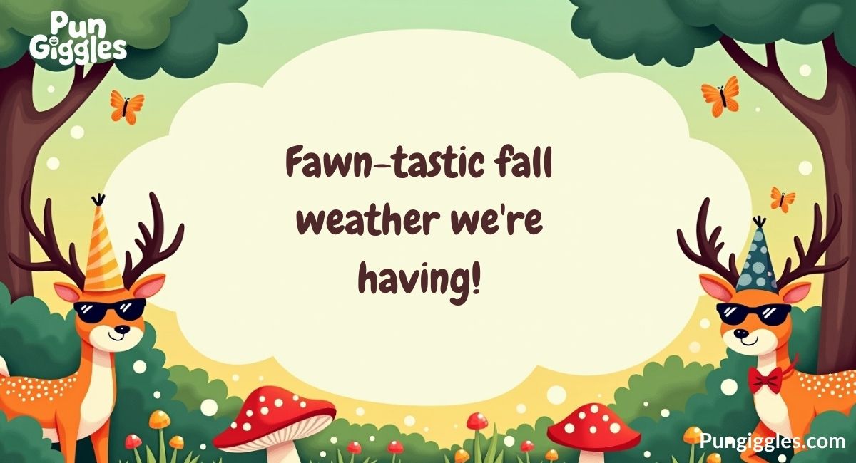 Seasonal Deer Puns