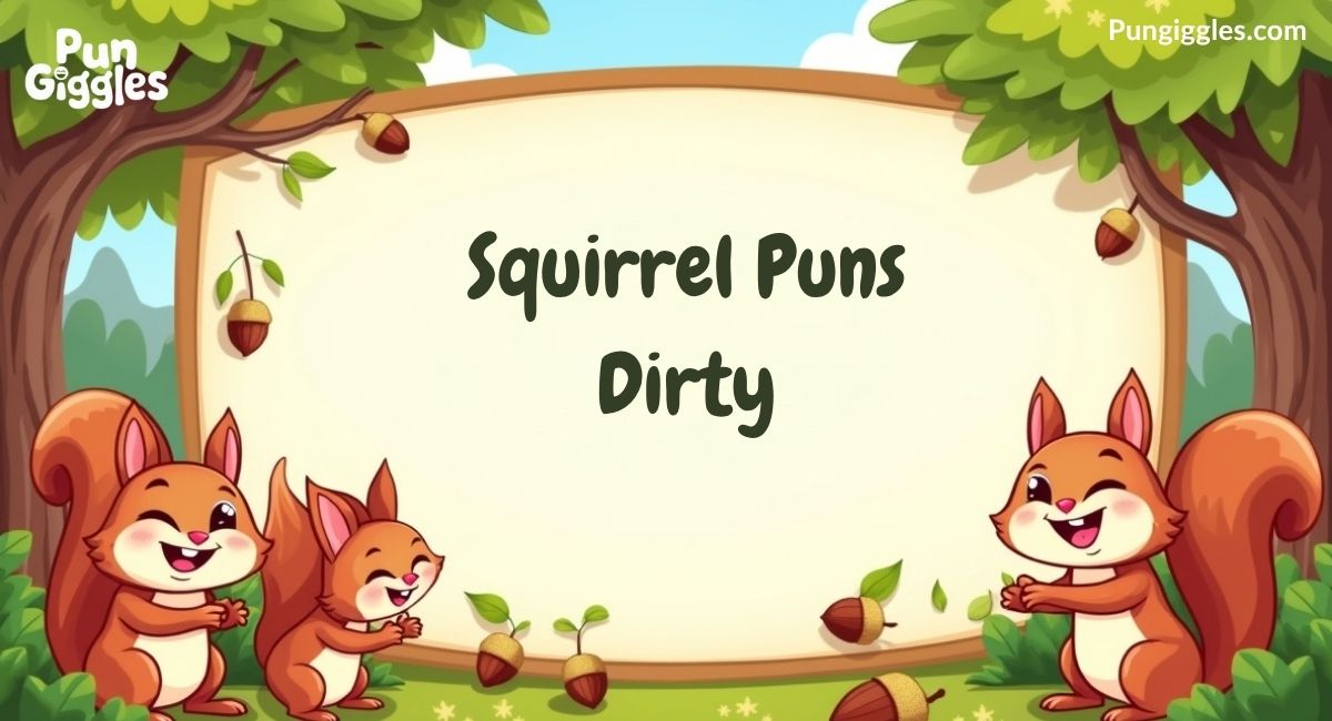Squirrel Puns Dirty