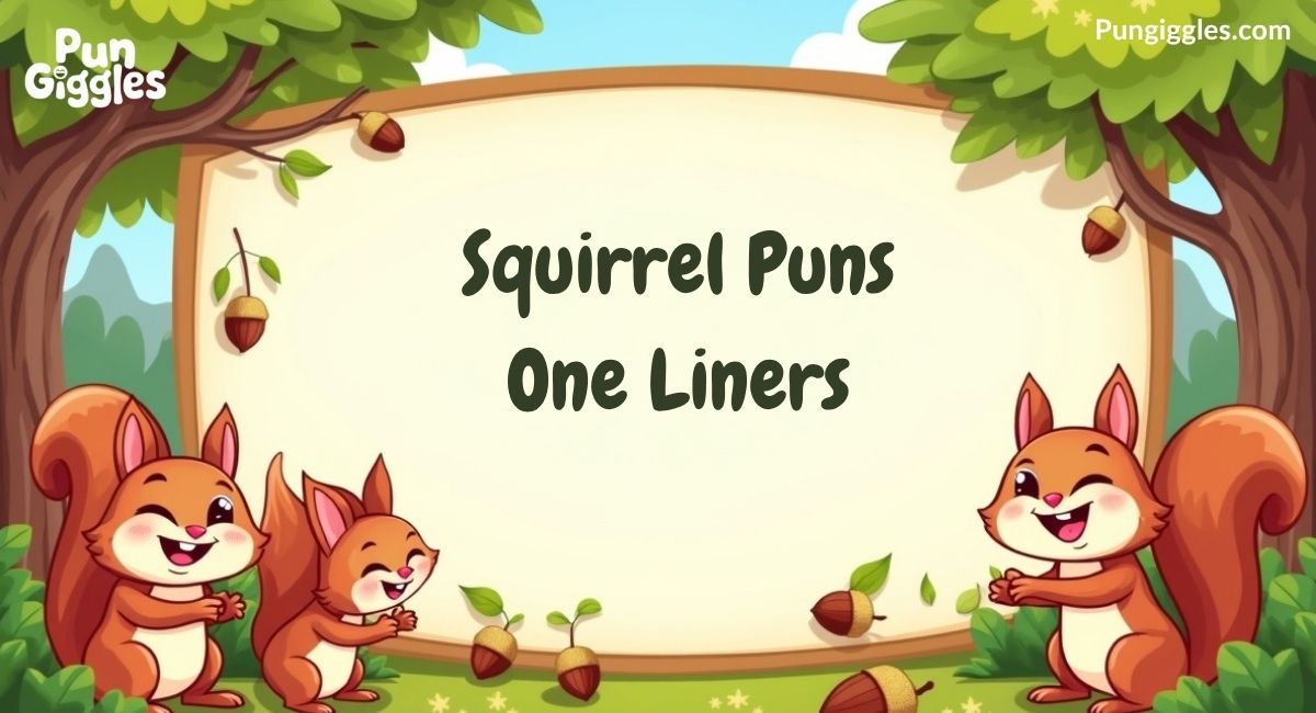 Squirrel Puns One Liners