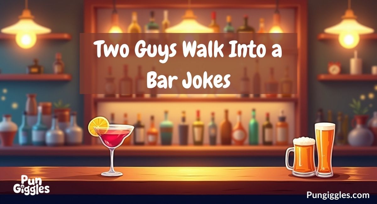 Two Guys Walk Into a Bar Jokes