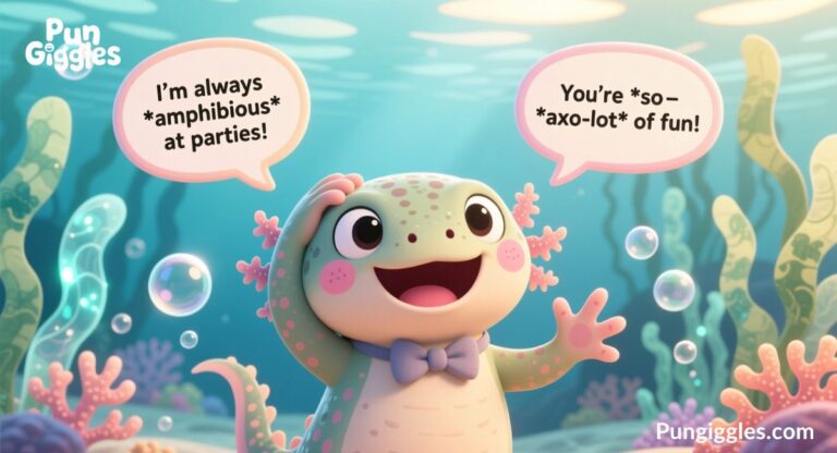 Witty Axolotl Puns and Jokes: Dive into Laughter Today!