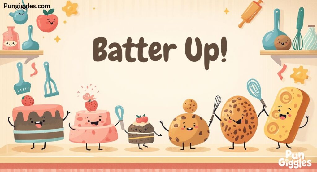 baking puns Batter Up!