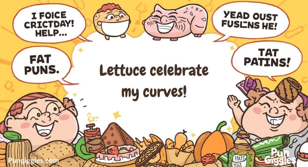 Big on Veggies: Fat Puns Inspired by Vegetables