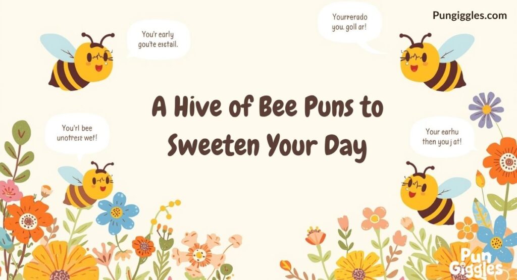 Buzzing with Laughter: A Hive of Bee Puns to Sweeten Your Day