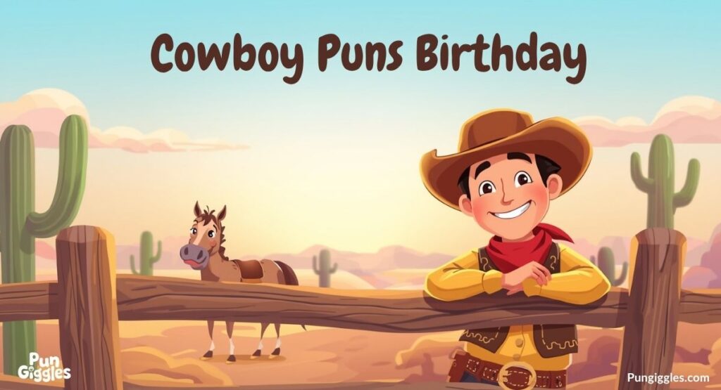 Cowboy Puns Birthday