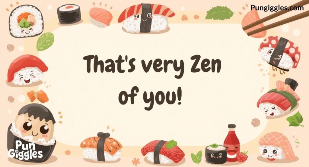 Cultural and Traditional Sushi Humor