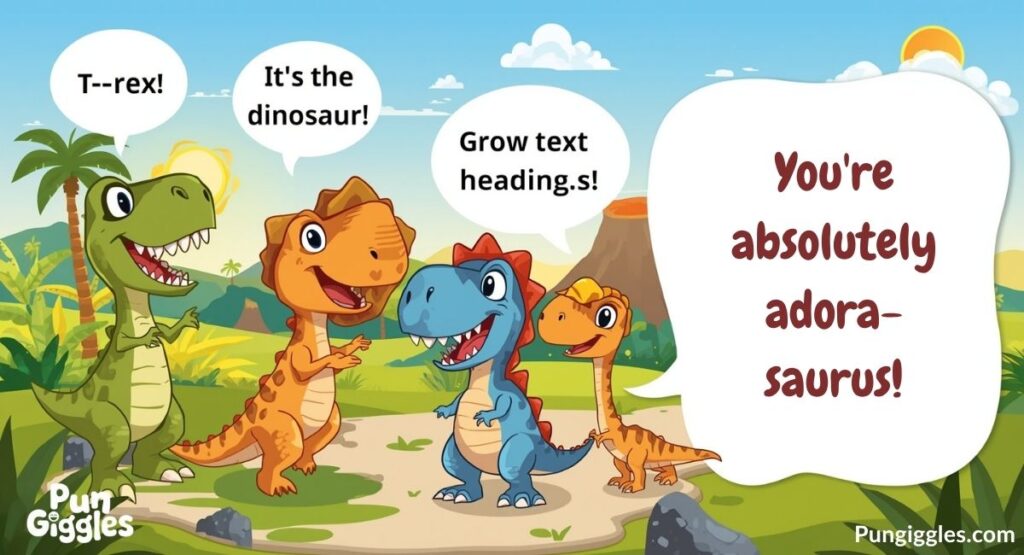 Cute Dinosaur Puns