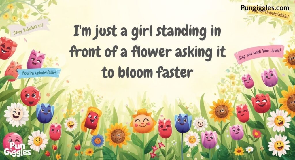 Flower Puns One Liners