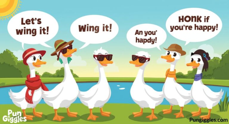 Goose Puns That'll Have You Honking with Laughter