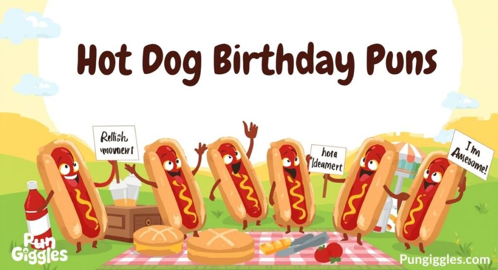 Hot Dog Birthday Puns