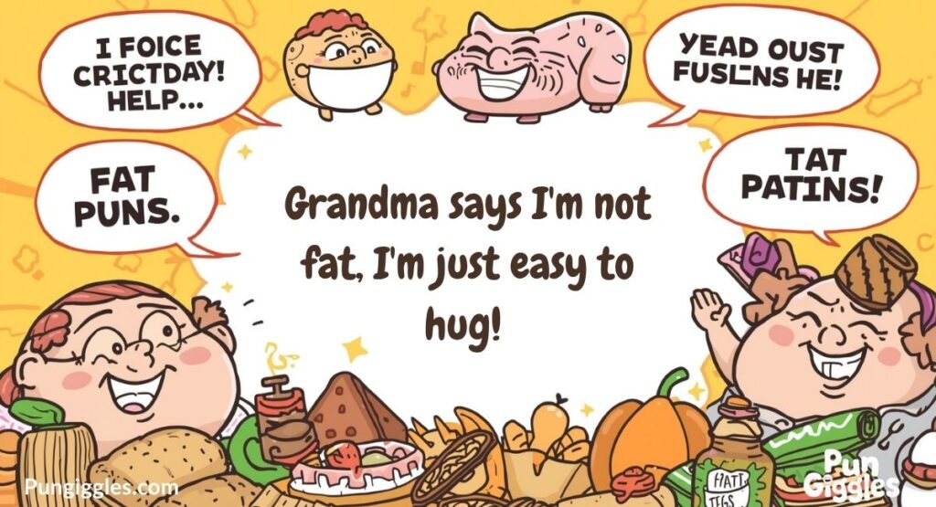 Lighthearted Fat Puns for Family Gatherings