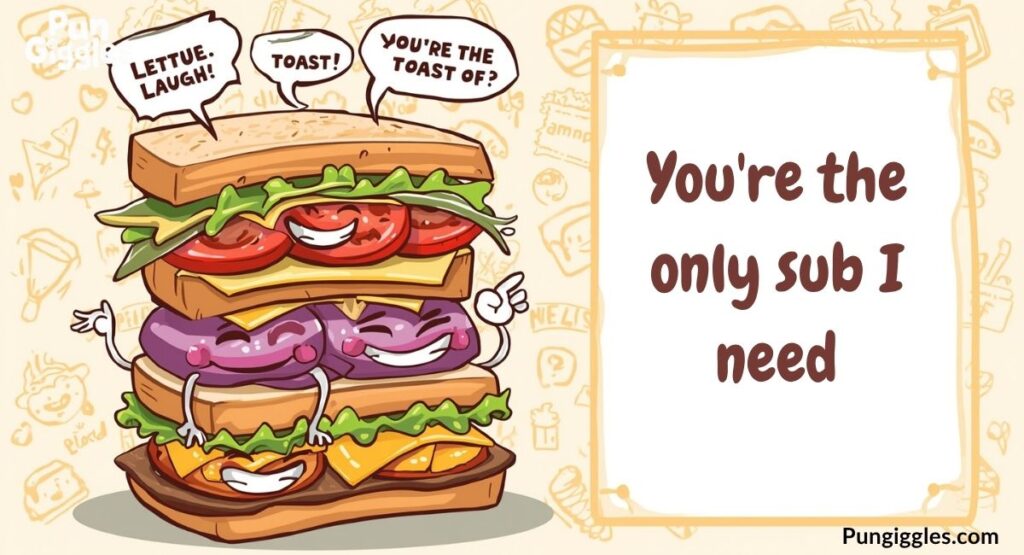 Sandwich Puns Love