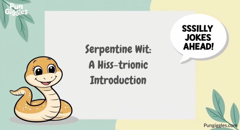 Serpentine Wit: A Hiss-trionic Introduction