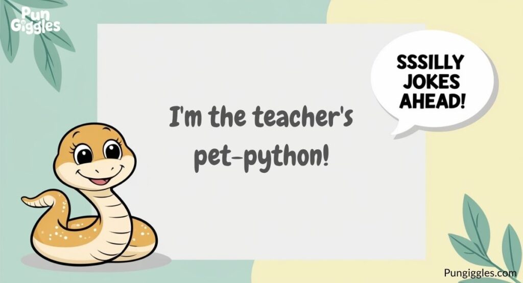 Snake School: Learning Puns from the Best of the Reptile Class