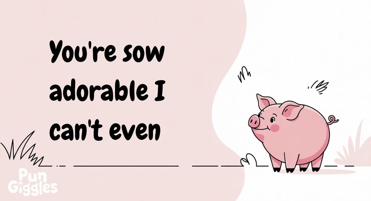 Cute Pig Puns and One-Liners
