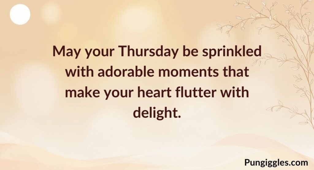 Cute Thursday Blessings