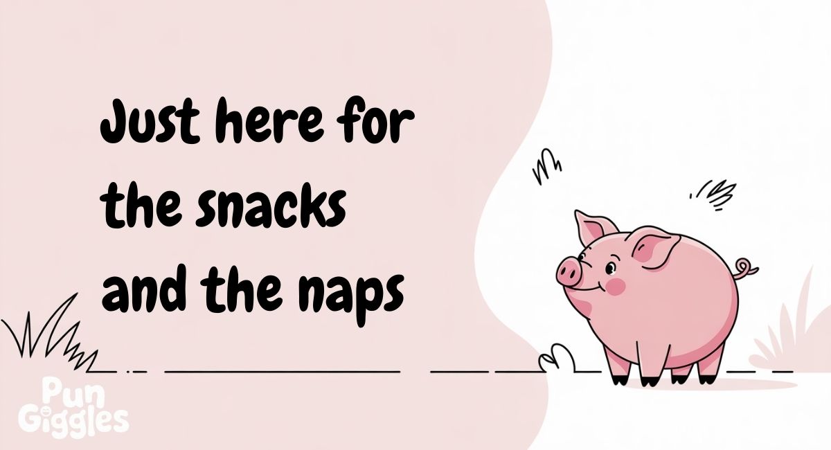 Funny Pig Puns for Instagram