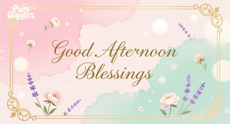 Good Afternoon Blessings for the Middle of the Day