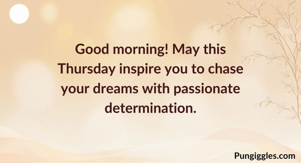 Good Morning Thursday Inspirational Blessings