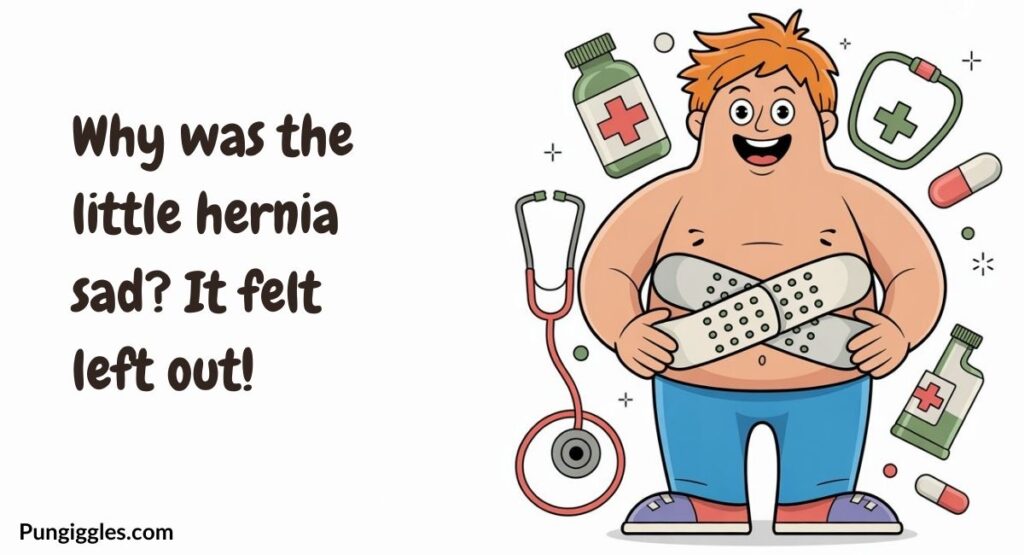 Hernia Puns and Jokes For Kids Light and Laughy Lines