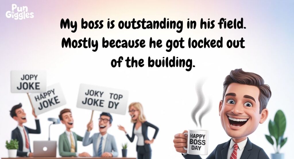 Punny Boss Day Jokes for a Chuckle