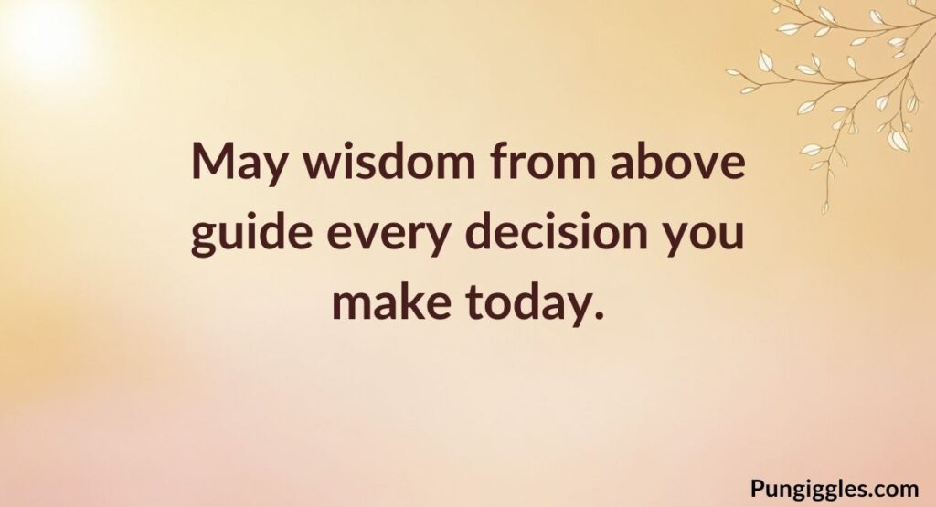 Sunday Morning Prayers for Wisdom and Peace