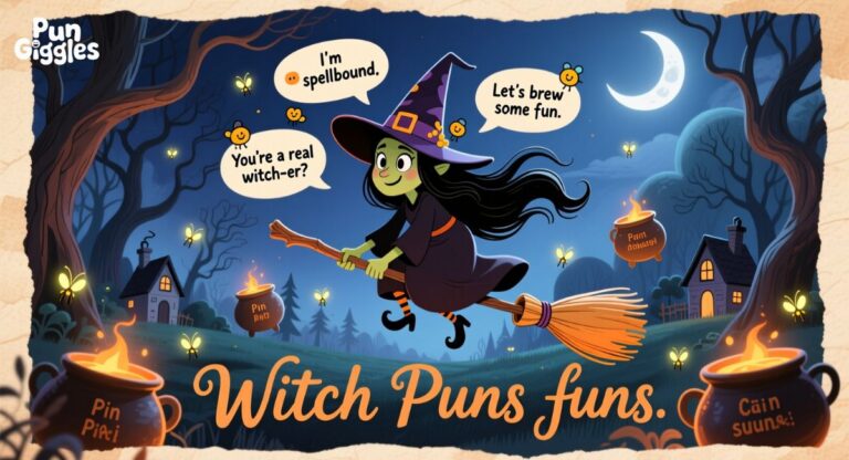 Witch Puns and Jokes to Curse Your Friends With