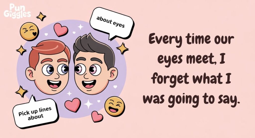 Flirty Lines About Eye Contact